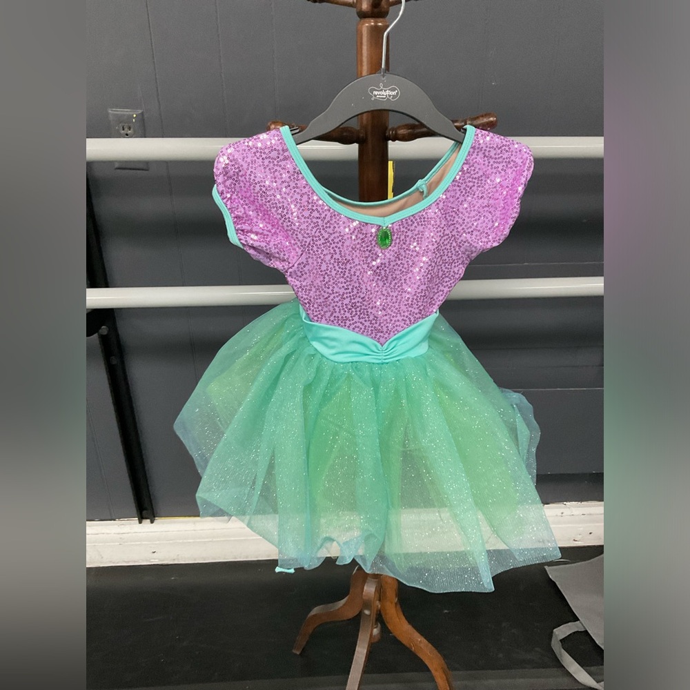 Lilac/Aqua Mermaid style Dance Costume- Revolution: under the Sea